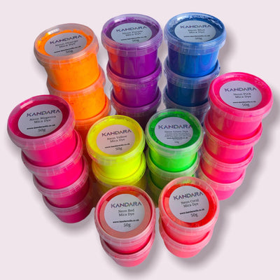 Neon Pigment Dyes - 50g Pots
