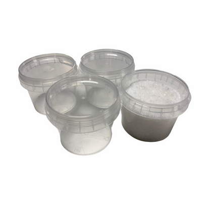 120ml Round Tamper Evident Sizzler Granule Containers with Lids