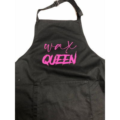 Wax Queen Apron (Black/Pink)
