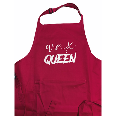 Wax Queen Apron (Pink/White)