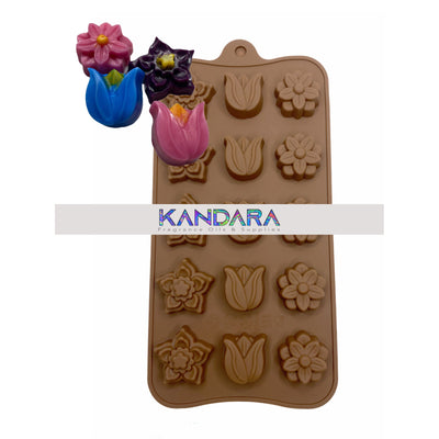 Silicone Mould - Shaped Flowers