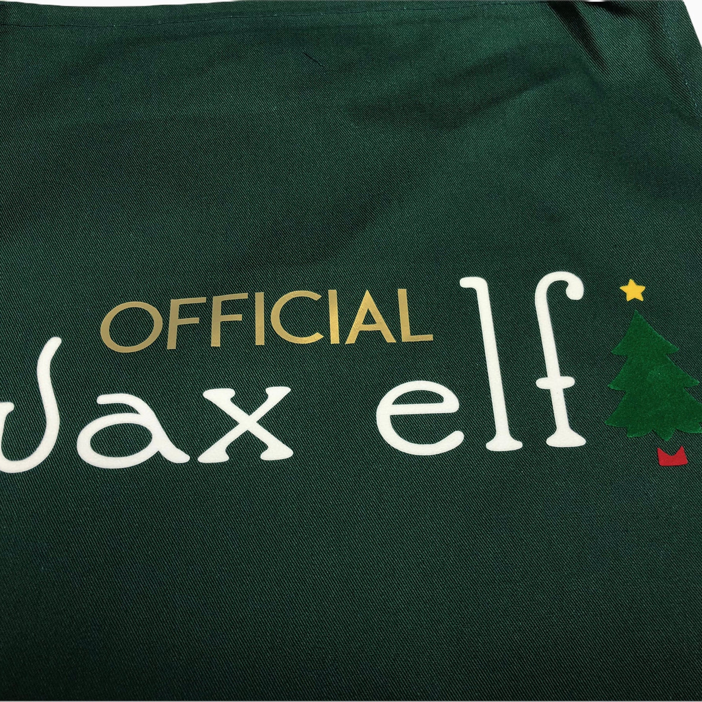 Christmas Official Wax Elf Apron (green)