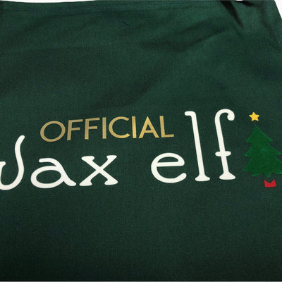 Christmas Official Wax Elf Apron (green)