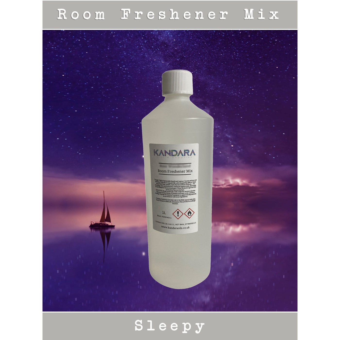 Sleepy - 1 Litre Pre-Made Room Freshener Mix
